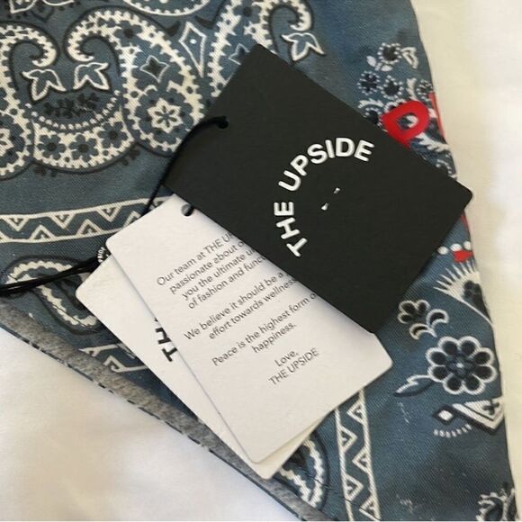 NWT The Upside Dog PUPSIDE Blue Necktie Bandana - Picture 4 of 7